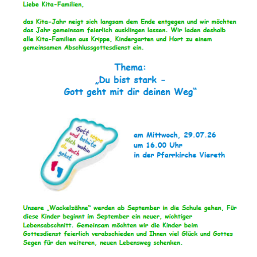 Abschlussgottesdienst 2026