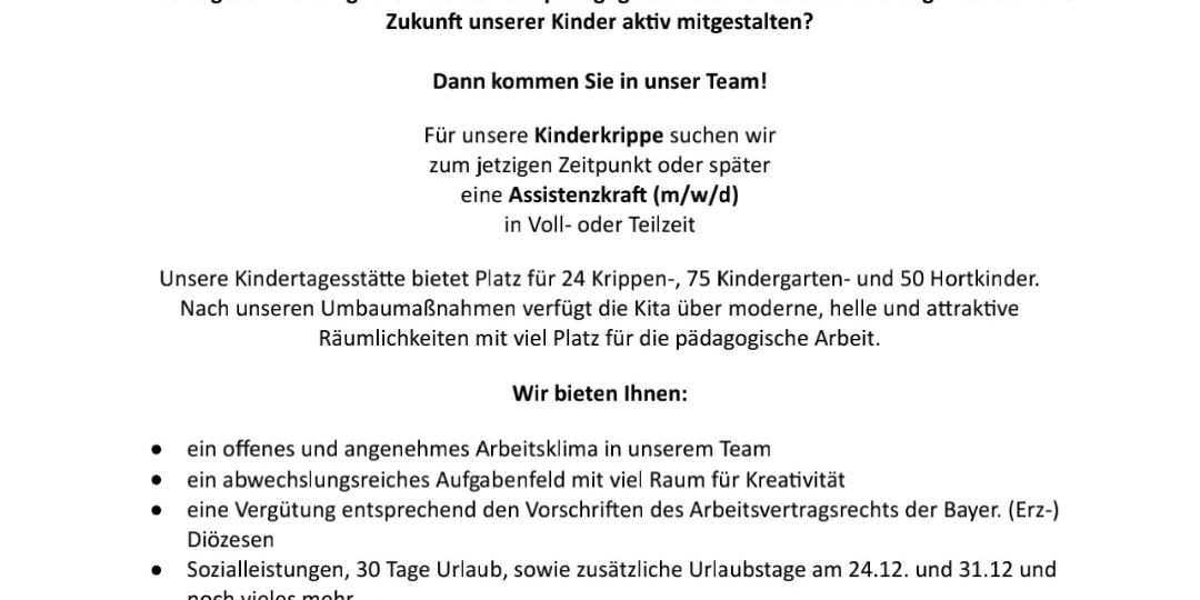 Stellenausschreibung