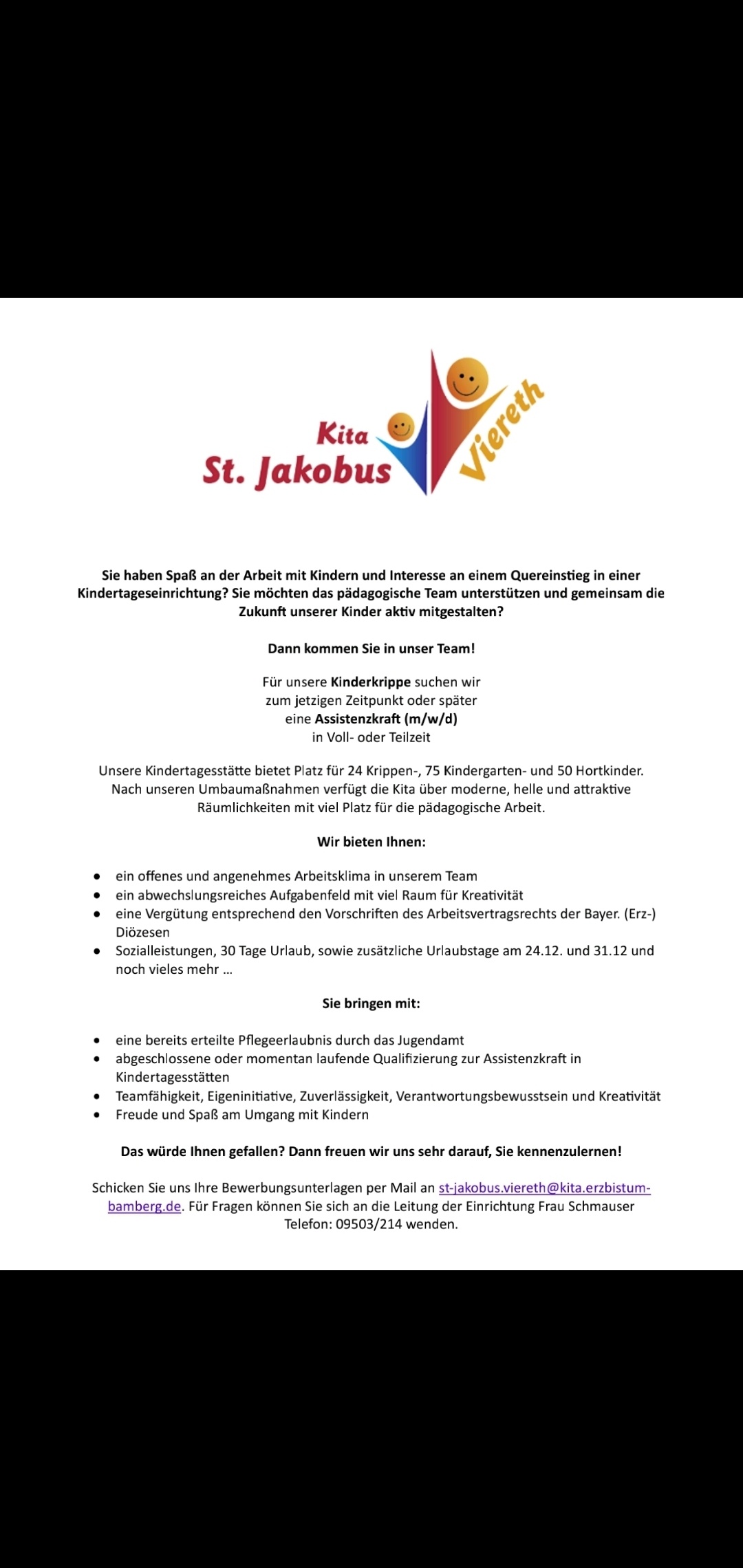 Stellenausschreibung