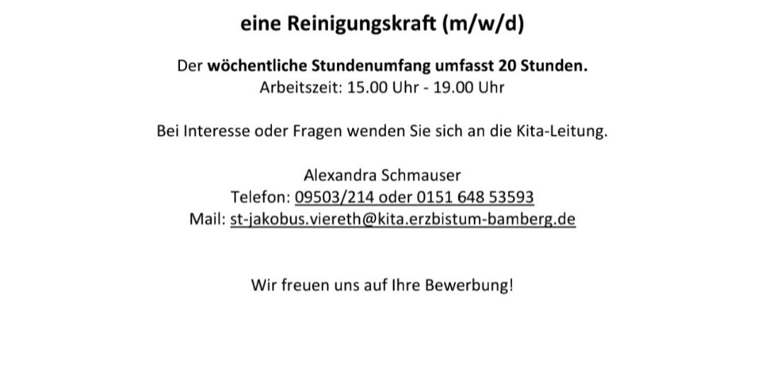 Stellenausschreibung